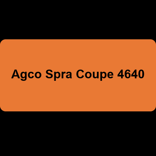 Agco Spra Coupe 4640